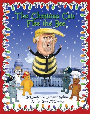 Cover for The Christmas Cats Flee the Bee